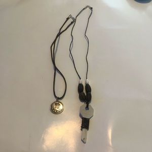 Virgo necklace and key necklace